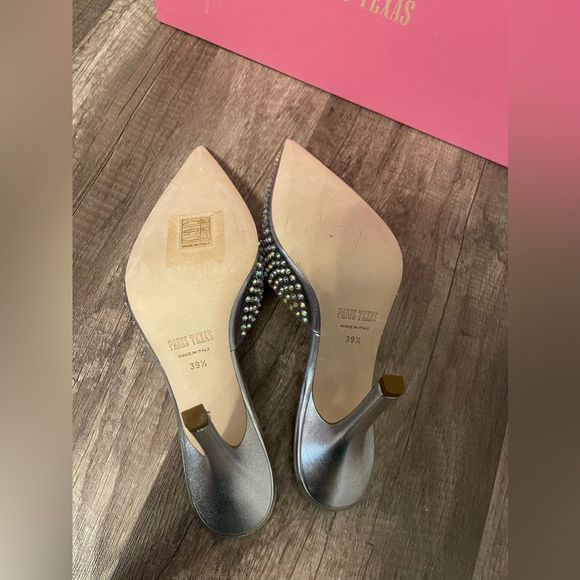 Paris Texas
Hollywood Embellished PVC Mules - Picture 11 of 12